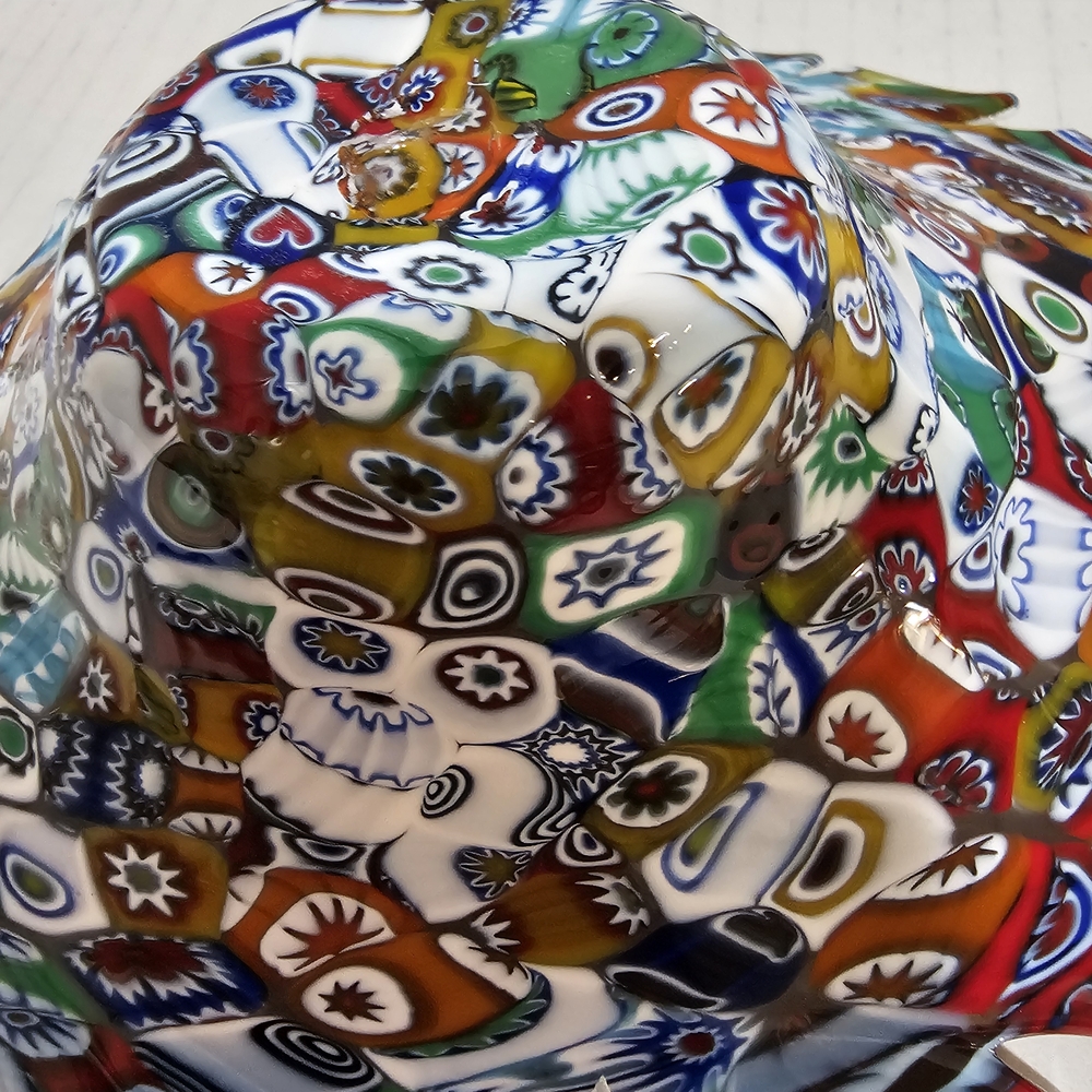 La Murrina Murano Italy Millefiori Colorful Art Glass Fish 5.5" Signed Bowl - Picture 10 of 12